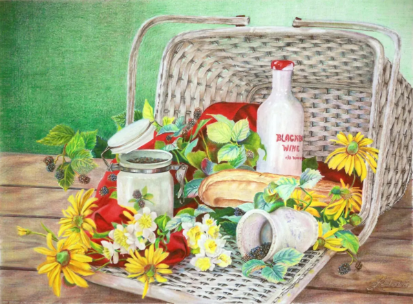 Blackberry Time by Larry Downs