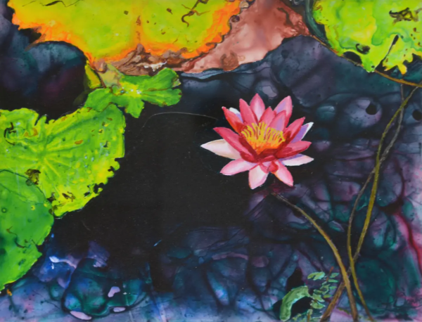 Floating Flower by Larry Downs