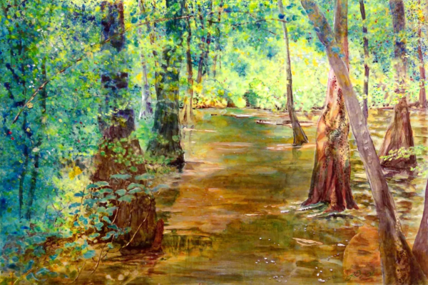 Golden Waters by Larry Downs